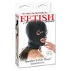 Pipedream Spandex 3-Hole Hood for Submissive Encounters - Model XYZ123 - Unisex BDSM Headgear for Breathplay, Sight Deprivation, and Oral Access - Black