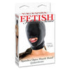 Fetish Fantasy Series Spandex Open-Mouth Hood - Sensual Pleasure Accessory for All Genders - Model X123 - Black