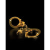 Fetish Fantasy Gold Metal Cuffs - Premium Anodized Gold Handcuffs for Couples - Model FGMC-001 - Unisex - Ultimate Pleasure and Control - Luxurious Gold Color - Adult Naughty Store