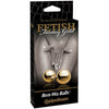 Fetish Fantasy Gold Ben Wa Balls - Elegant Metal Kegel Exercisers for Women - Model FW-0103 - Vaginal Stimulation and Muscle Control - Sleek Gold Color - Adult Naughty Store