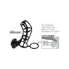 Deluxe Silicone Power Cage - Black: The Ultimate Erection Enhancer for Men, Clitoral Stimulation, Model DSC-001, Black