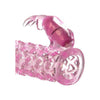 Introducing the SensaPleasure Fantasy Vibrating Couples Cage - Model X1, the Ultimate Erection Enhancer for Couples - Pink