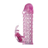 Introducing the SensaPleasure Fantasy Vibrating Couples Cage - Model X1, the Ultimate Erection Enhancer for Couples - Pink
