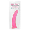 Basix Rubber Works 7 Slim Dong Suction Cup Pink - Premium USA-Made Realistic Dildo for Women's Intimate Pleasure