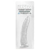 Basix Rubber Works 7-Inch Slim Dong Clear - Premium American-Made Realistic Dildo for Sensual Pleasure - Model 7SD-C - Unisex - Perfect for Internal Stimulation - Transparent - Adult Naughty Store