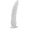 Basix Rubber Works 7-Inch Slim Dong Clear - Premium American-Made Realistic Dildo for Sensual Pleasure - Model 7SD-C - Unisex - Perfect for Internal Stimulation - Transparent - Adult Naughty Store