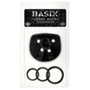 Basix Rubber Works Universal Harness - Model: Regular Size - Strap-On Play for All Genders - Adjustable - Harness-Compatible - Multiple Sizes - Black - Adult Naughty Store