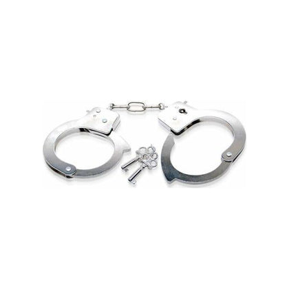 Pipedream Fetish Fantasy Series Limited Edition Metal Handcuffs - Intensify Your Bedroom Play with the Sensual Steel Elegance of the FFS Metal Handcuffs (Model: FFS-1001) - Unisex - For Enhan - Adult Naughty Store