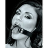 Masterful Pleasure: Black O-Ring Gag - Model X1 - Unisex - Mouth-Widening Submission Toy