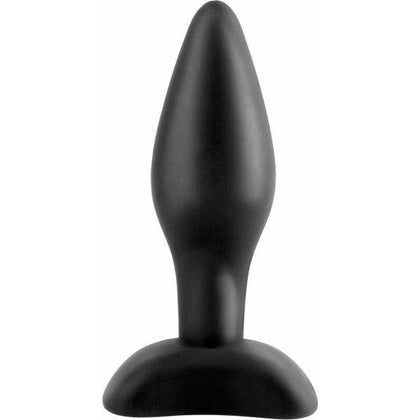 Elite Silicone Anal Fantasy Mini Plug - Model M1 - Unisex - Intense Pleasure - Black - Adult Naughty Store