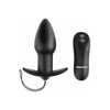 Pipedream Anal Fantasy Remote Control Silicone Plug Black - Model AF-RCSPB: Unleash Sensational Pleasure for All Genders - Adult Naughty Store