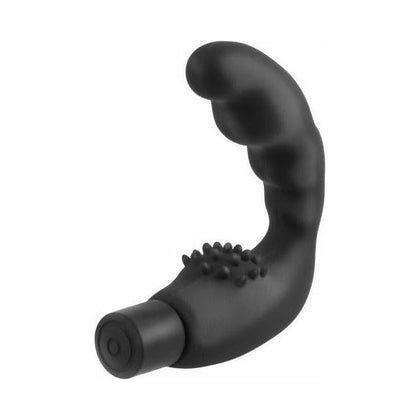 Introducing the Anal Fantasy Vibrating Reach Around Probe - Model AR-500X: The Ultimate Black P-Spot Pleasure for Him!