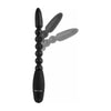 Pipedream Flexa-Pleaser Power Beads Black Anal Stimulator - Model XYZ - Unleash Sensational Pleasure for Men and Women - Adult Naughty Store