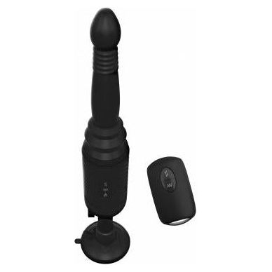 Elite Anal Fantasy Vibrating Ass Thruster - Model X7 - Advanced Cordless Anal Thrusting Vibe - Male - Intense Pleasure - Black - Adult Naughty Store