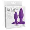 Fantasy For Her Designer Love Plug Set - Model FP-LS-001 - Unisex Anal Pleasure - Purple - Adult Naughty Store