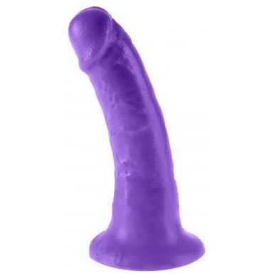 Pipedream Dillio Purple 6-Inch Slim Dildo - Model DIL-006, Unisex, Pleasure for Vaginal and Anal Stimulation - Adult Naughty Store