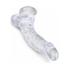 King Cock Clear 7.5 Inches Realistic Dildo with Balls - Model KC-750 - Unisex Pleasure Toy for Intense Stimulation - Translucent - Adult Naughty Store