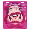 Pipedream Products Mustache Party Kit Favors 6 Count Pink Self Adhesive Peel-N-Party Mustaches for Bachelorette Parties and Theme Events