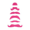 Pipedream Products Mustache Party Kit Favors 6 Count Pink Self Adhesive Peel-N-Party Mustaches for Bachelorette Parties and Theme Events