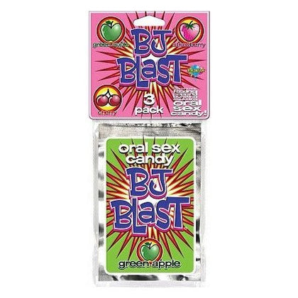 Introducing the BJ Blast Oral Sex Candy 3 Pack - The Ultimate Fizzing, Popping, Bursting, and Exploding Pleasure Candy for Unforgettable Oral Experiences!