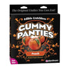 Delicious Delights: Flavored Crotchless Gummy Panty - Peach Passion (Model X1) - For Sensual Pleasure - Women - Peach