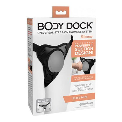 Body Dock Elite Mini Strap-On Harness for Petite Dildos - Model BD-EM01 - Female - Clitoral and G-Spot Stimulation - Midnight Blue