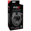 PDX Elite Vibrating Silicone Stimulator - Intense Masturbation Pleasure for Men - Frenulum Stimulation - Black