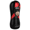 PDX Elite Vibrating Pussy Stroker Beige - The Ultimate Pleasure Experience for Men - Model VPS-2000 - Adult Naughty Store