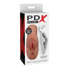 PDX Plus Perfect Pussy Double Stroker - Tan: The Ultimate Lifelike Male Masturbator for Intense Pleasure - Adult Naughty Store