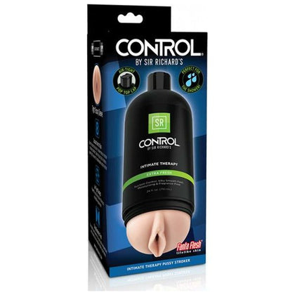 Sir Richard's Control Intimate Therapy Pussy Stroker - Ultimate Men's Care Must-Have for Sensational Solo Pleasure - Model CT-500 - For Men - Intense Stimulation - Sleek Black