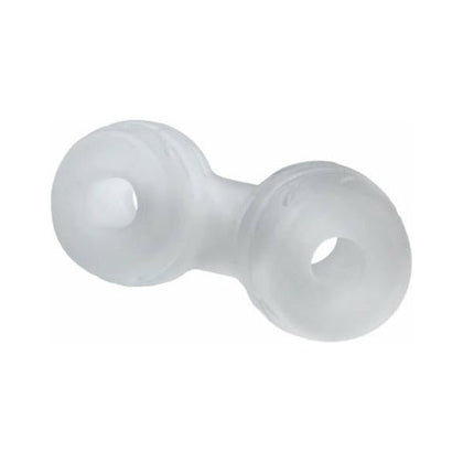 Perfect Fit Silaskin Cock and Ball Ring - Model X1: The Ultimate Pleasure Enhancer for Men - Clear