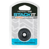 Perfect Fit Stackit Cock Ring Black - The Ultimate SilaSkin Stacking Pleasure for Men