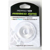 Perfect Fit Ribbed Ring Clear - Model RRC-001 - Male Pleasure Enhancer - Clear