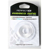 Perfect Fit Ribbed Ring Clear - Model RRC-001 - Male Pleasure Enhancer - Clear - Adult Naughty Store