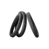 Xact-Fit 3 Ring Kit L-XL Black Silicone - Adjustable Cock Rings for Enhanced Pleasure and Performance - Adult Naughty Store