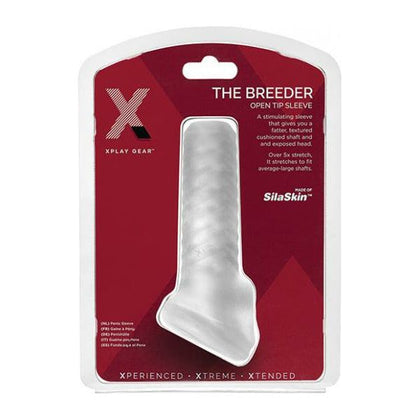 XPLAY Gear Breeder Sleeve - Model XG-2000 - Male - Textured Cushioned Shaft - White - Adult Naughty Store