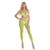 Pink Lipstick All About Leaf Women's Bra & Leggings Set - Model 1234 - Green - One Size - Intimate Pleasure - Size 4-12 - Adult Naughty Store