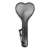 Plesur Heartshape Paddle - Black: The Ultimate Pleasure Companion for Intense Spanking Experiences!