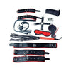 Plesur Deluxe Bondage Kit - Black-red

Introducing the Plesur Deluxe Bondage Kit - The Ultimate Dominance Experience for Couples - Adult Naughty Store