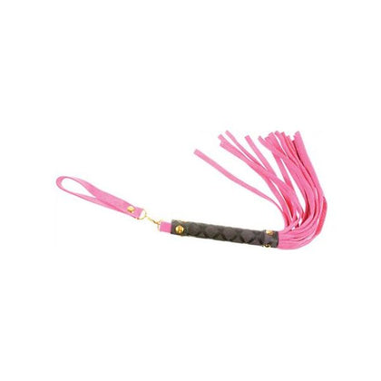 Plesur Mini Leather Flogger - Pink - Adult Naughty Store