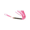 Plesur Mini Leather Flogger - Pink - Adult Naughty Store