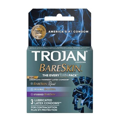 Trojan Bareskin Everythin Condom - Variety Pack Of 3

Introducing the Trojan Bareskin Everythin Condom - The Ultimate Pleasure Experience for Every Intimate Encounter - Adult Naughty Store