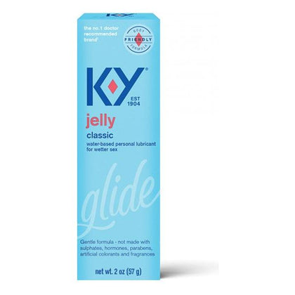 K-Y Jelly Personal Lubricant - 2 Oz Bottle - Water-Based, Fragrance-Free, Condom Compatible - Enhance Intimacy and Natural Moisture Replenishment - Suitable for All Genders - Ideal for Pleasu - Adult Naughty Store