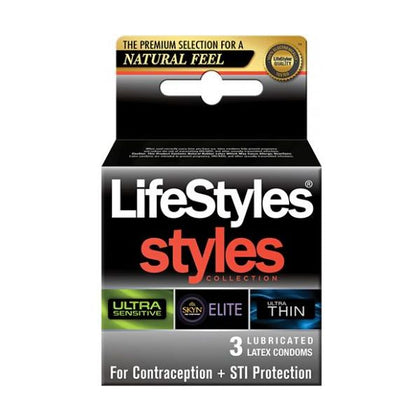 Lifestyles Styles 3-in-1 Collection - Pack Of 3

Introducing the Lifestyles Styles 3-in-1 Collection - Pack Of 3: The Ultimate Pleasure Assortment for Unforgettable Intimacy