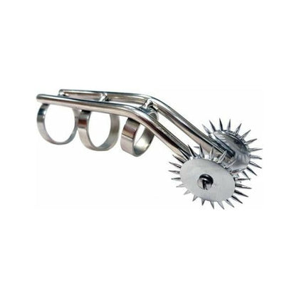 Introducing the Rouge Stainless Steel Cat Claw Pinwheel - Model RC-2001: A Sensational Stainless Steel Cat Claw Pinwheel for Unforgettable Pleasure in Silver!