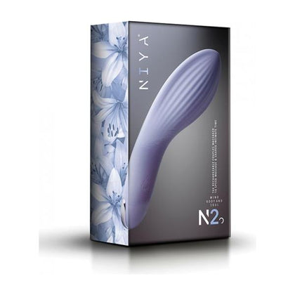 Sensual Pleasure Co. Niya 2 Cornflower Couples Massager - Model N2CM-001 - Enhanced Intimacy and Relaxation for Couples - Vibrant Blue - Adult Naughty Store