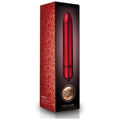 Rocks Off Truly Yours Rouge Allure - Powerful 10 Function Waterproof Bullet Vibrator for Her - RO-160mm Model - Deeply Satisfying Pleasure in Stunning Rouge Color