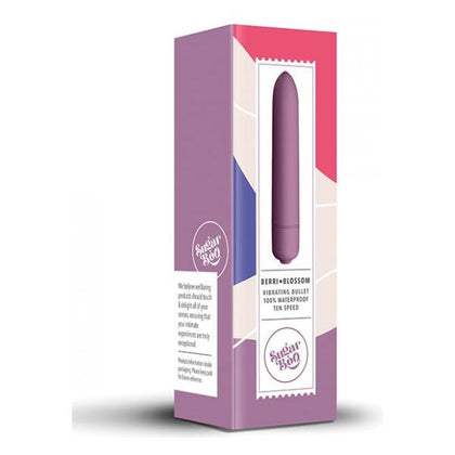 Rocks Off Sugarboo Berri Blossom Vibrating Bullet - Mauve: The Ultimate Sensory Delight for Alluring Pleasure - Adult Naughty Store