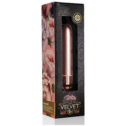 Rocks Off Touch Of Velvet - Rose Blush: The Sensual Pleasure Bullet Vibe for Intense Orgasms (Model TRV-001) - Pink