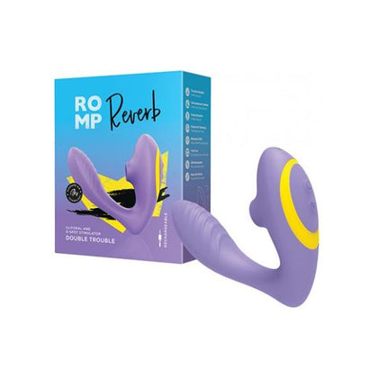 Introducing the SensaPleasure Romp Reverb - Lilac: The Ultimate Clitoral and G-Spot Stimulation Experience for Women